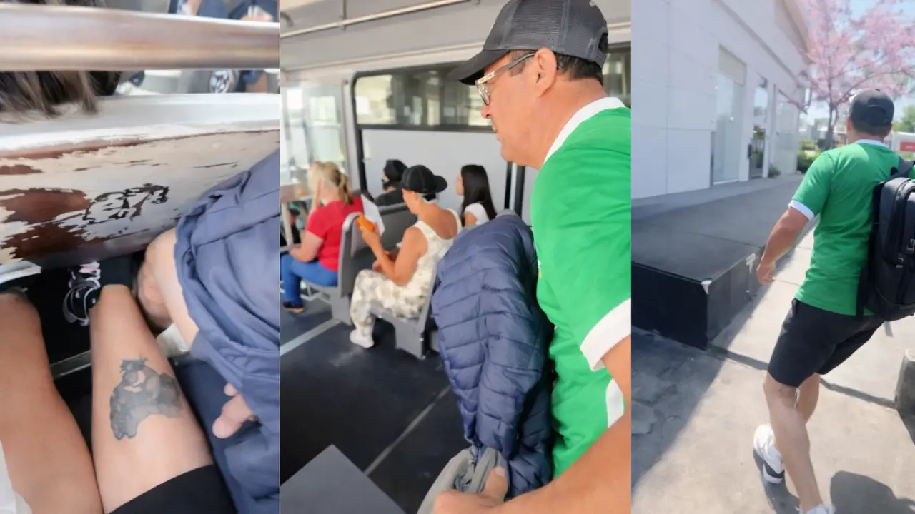 mujer graba a hombre tocándola dentro…