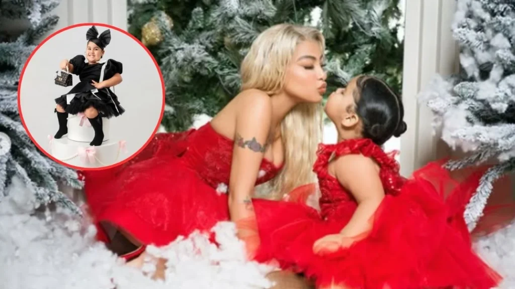 Yailin acompañó las fotos con un emotivo mensaje: “Mamá siempre estará contigo”, resaltando la cercanía y el amor incondicional hacia su hija