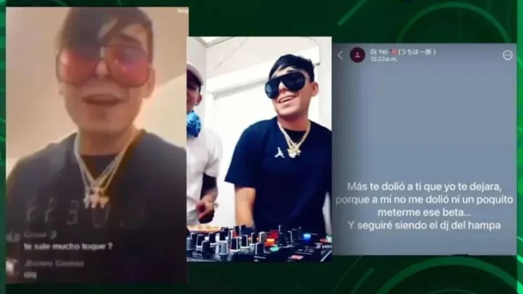 Video del DJ del Hampa con el pepino: orignal filtrado de Yei Reyes en X y Telegram