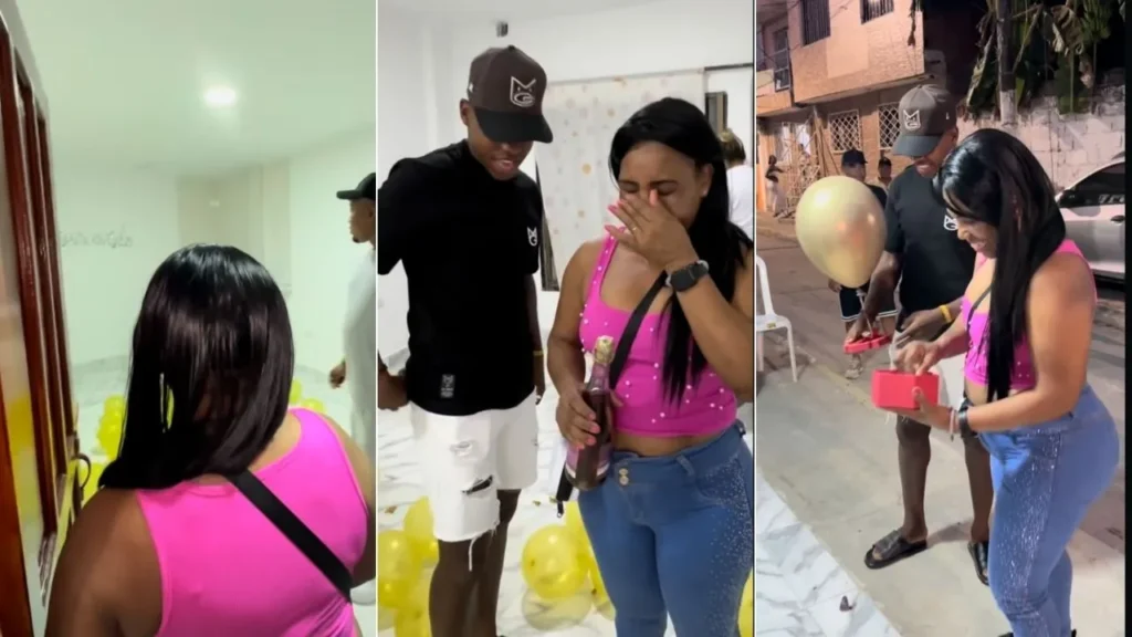 Futbolista cumple promesa de infancia y le regala una casa a su mamá